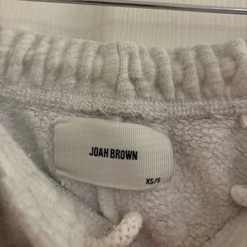 Joah Brown Heather Gray Fleece Joggers Sweatpants XS
